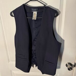 Lands' End American Airlines Navy Vest